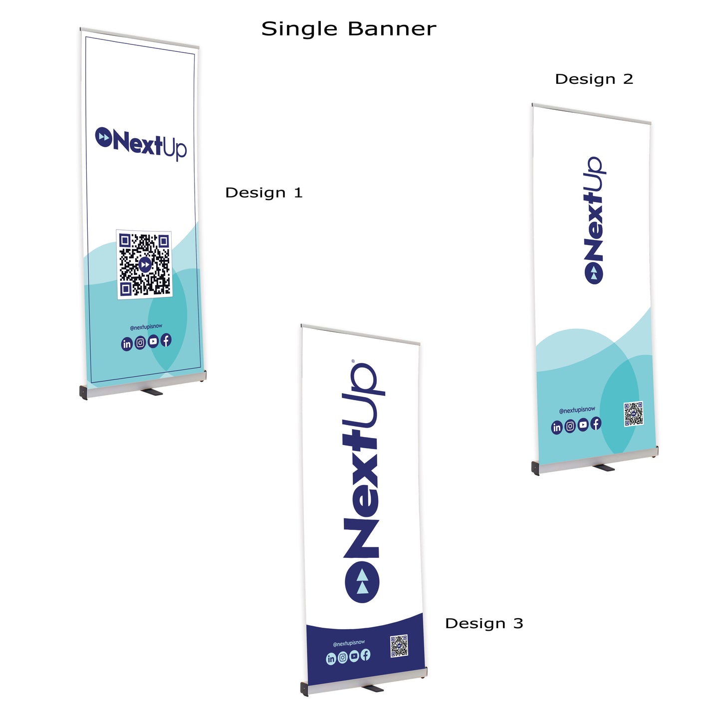33.5" Retractor Single Banner