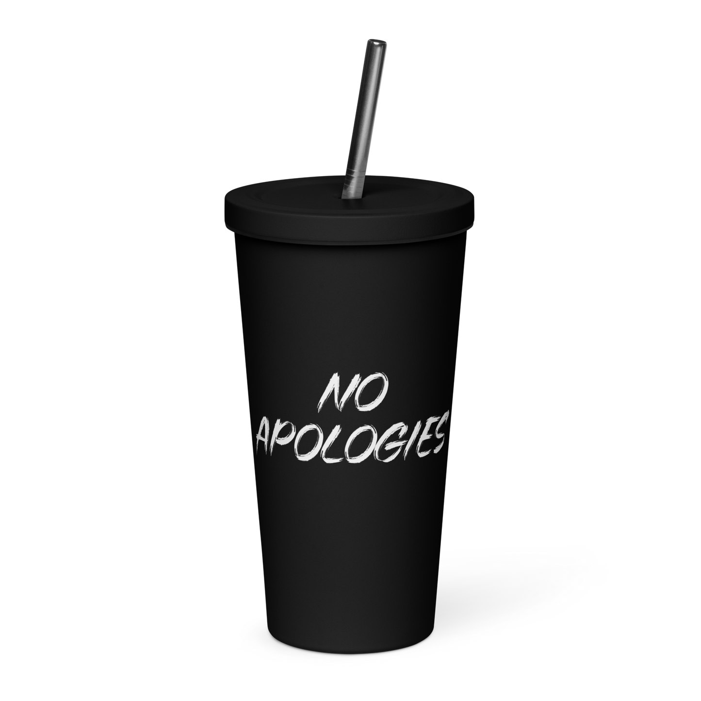 20oz Stainless Steel Tumbler with Straw (25th Anniversary)