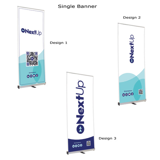 33.5" Retractor Single Banner