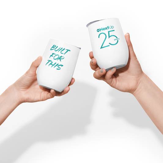 12oz Wine Tumbler (25th Anniversary)